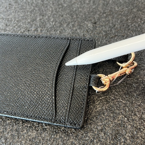 Coach Black ID Lanyard - Picture 7 of 10